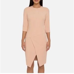 NWOT Black Halo Kofi Asymmetric Sheath Dress in Fresco - Size 2